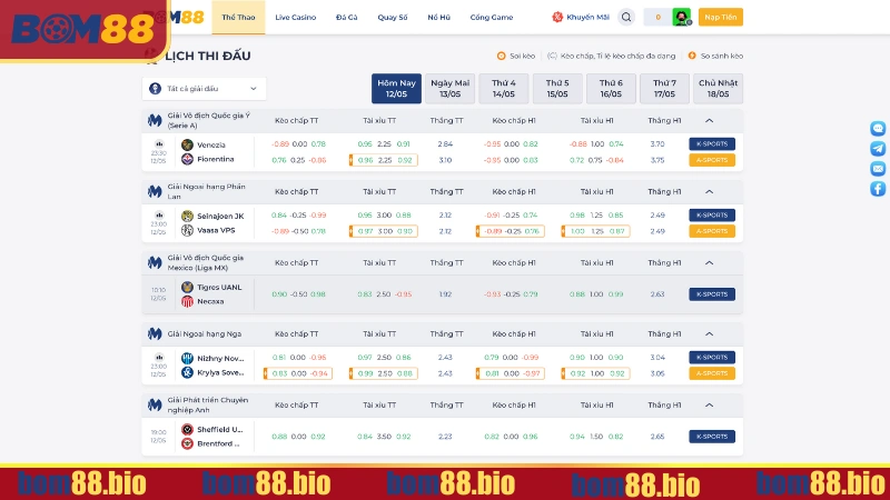 Cá cược trực tiếp (Live Betting)